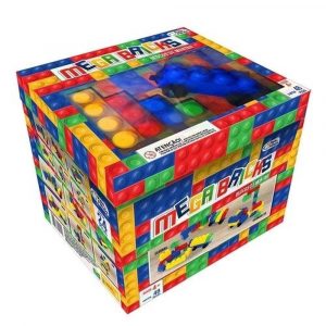 Blocos De Montar Mega Bricks 48 Pecas - Pais & Filhos 2211