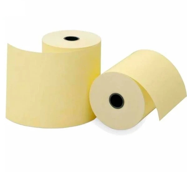 Bobina Térmica Amarela 57 mm x 22 mts Rio Branco C/30 Unidades 45000012