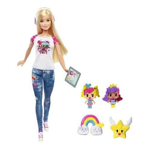 BONECA BARBIE MUNDO VIDEO GAME DTV96 - Papelaria Criativa