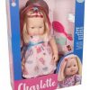 Boneca Em Vinil Charlotte Com Acessórios Pupee + 3 Anos