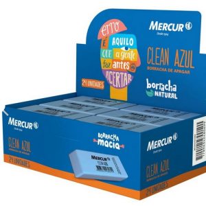 Borracha Clean Mercur Azul C/24 Unidades