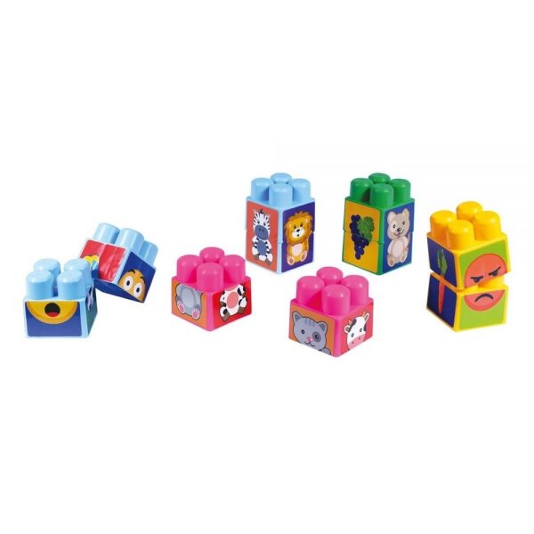 Brinquedo Blocos De Montar E Encaixe Primeira Infância - Maxi Toys