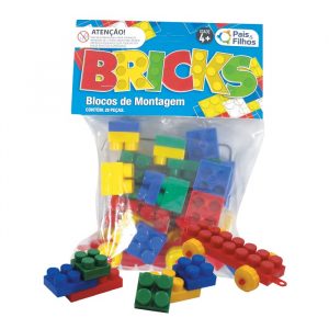 Brinquedo Bricks Blocos Montar 29 Peças +4 Anos Pais & Filho 4745