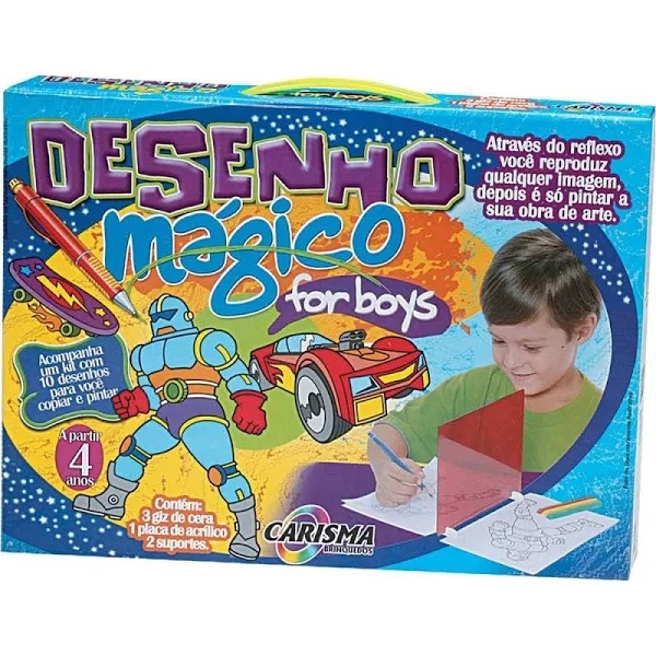 Jogo Educativo Desenho Mágico Aprendendo Desenhar e Presente - Big