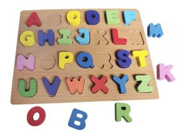 Brinquedo Educativo Encaixe Divertido Letras 27 Peças Toy Mix 33632199 ...