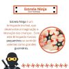 Brinquedo Estrela Ninja Pacote Com 04 Unidades Pica Pau 542