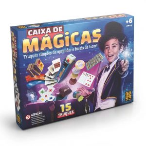 BRINQUEDO GROW JOGO CAIXA DE MAGICAS 15 TRUQUES 01428