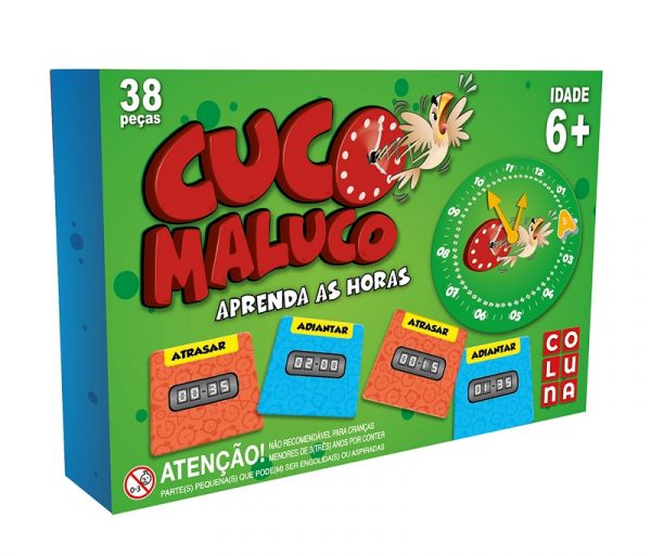Brinquedo Jogo Cuco Maluco +5 Anos Coluna 0906
