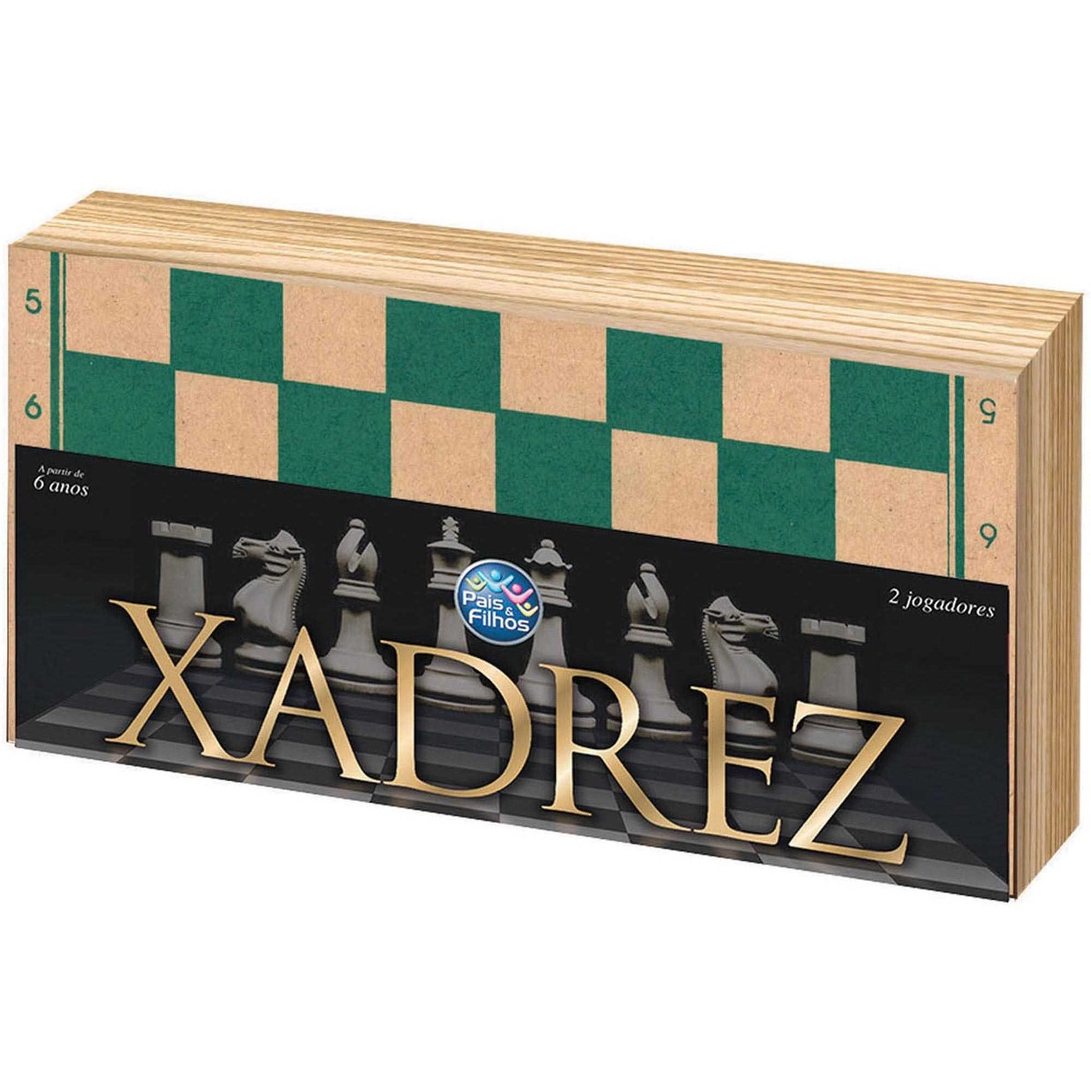 Source Jogo de tabuleiro de xadrez, conjunto de xadrez de madeira