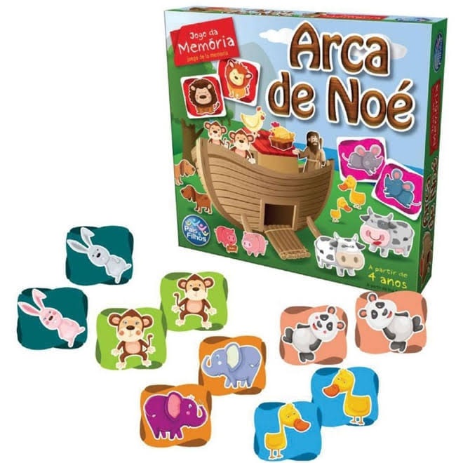 Quebra Cabeça Infantil Arca De Noé Em Madeira mdf Puzzle Jogo