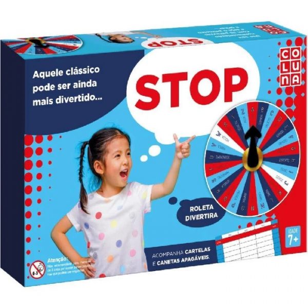 Brinquedo Jogo Stop +7 Anos Coluna 791093