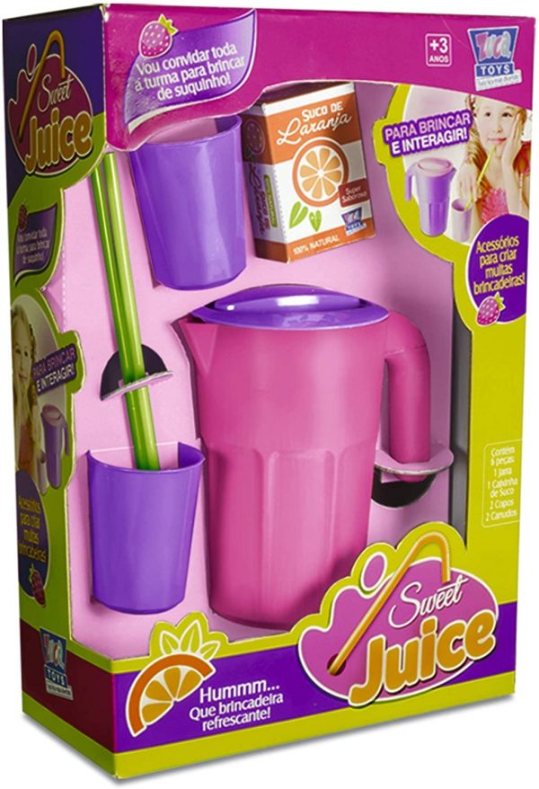 Brinquedo Kit Suco Sweet Juice Zuca Toys 6 Peças 7692