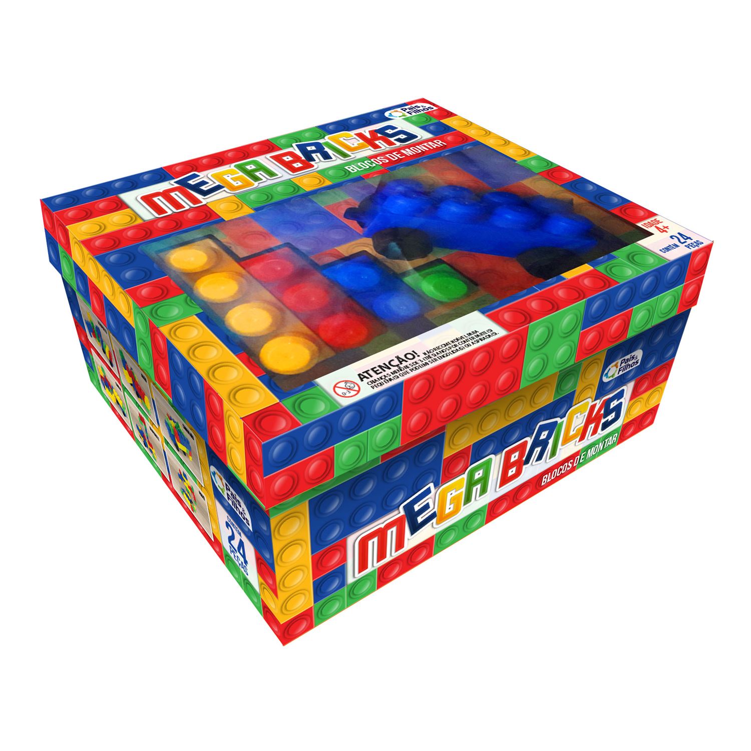 BLOCOS DE MONTAR PINOS MAGICOS INFANTIL 180 PÇS