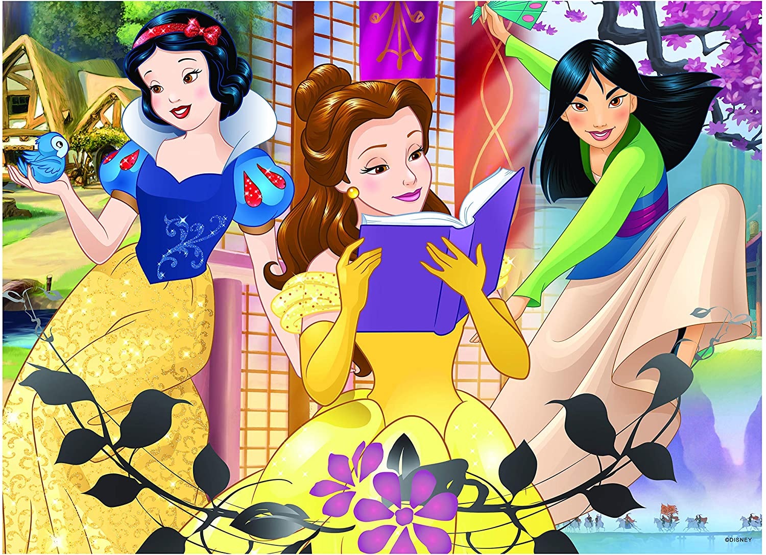 Puzzle Educativo 60 Peças Quebra Cabeça Princesas Disney