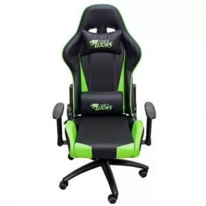 Cadeira Gamer Verde Com Preto H7
