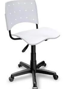 Cadeira Giratória Secretária Ergoplax Branco Sem Braço Sem Estofado 33970112719