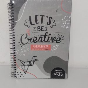Caderno 01x1 College Criativo Sem Pauta Preto Para Desenho - Jandaia 71144