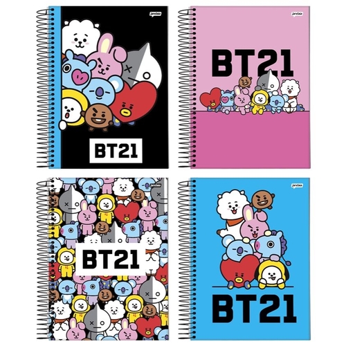 CADERNO 10X1 UNIVERSITARIO BT21 200FLS JANDAIA 6698120