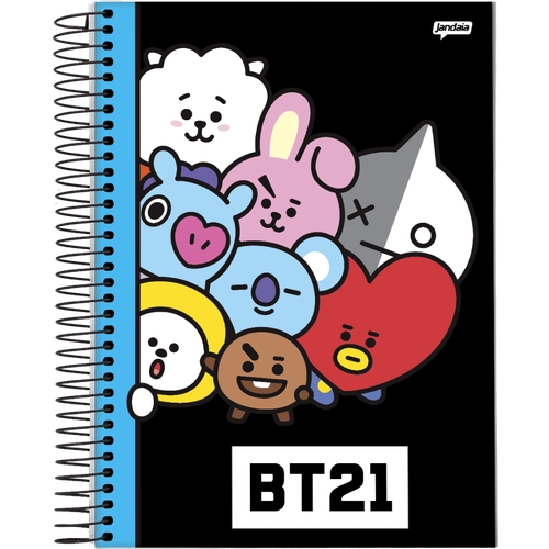 CADERNO 10X1 UNIVERSITARIO BT21 200FLS JANDAIA 6698120