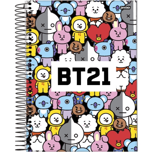 CADERNO 10X1 UNIVERSITARIO BT21 200FLS JANDAIA 6698120