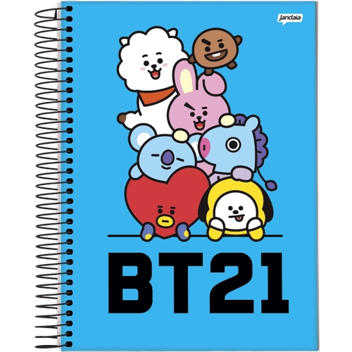CADERNO 10X1 UNIVERSITARIO BT21 200FLS JANDAIA 6698120