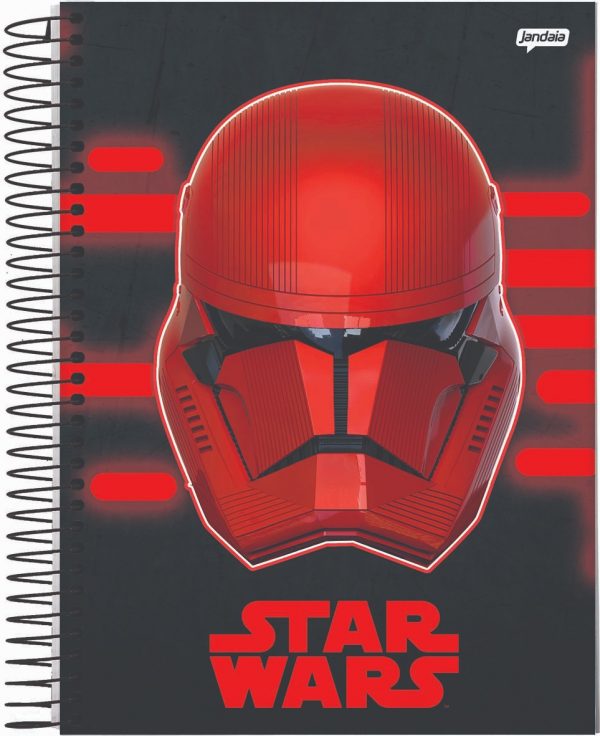 CADERNO 10X1 UNIVERSITARIO STAR WARS 160FLS JANDAIA 6958921