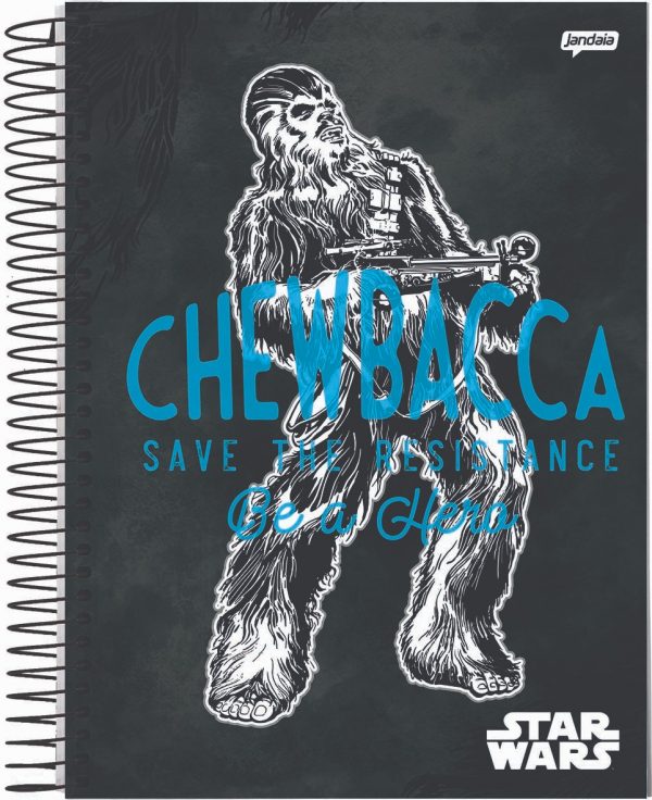 CADERNO 10X1 UNIVERSITARIO STAR WARS 160FLS JANDAIA 6958921