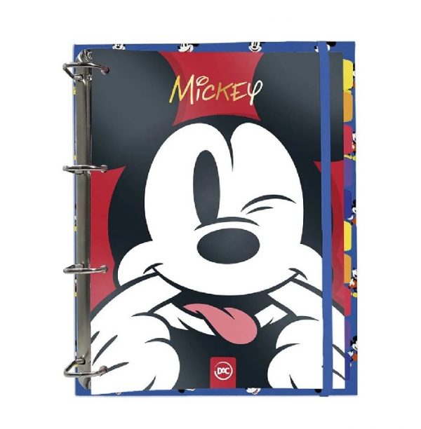 Caderno Argolado Universitário DAC Mickey Mouse 144 Folhas 3793