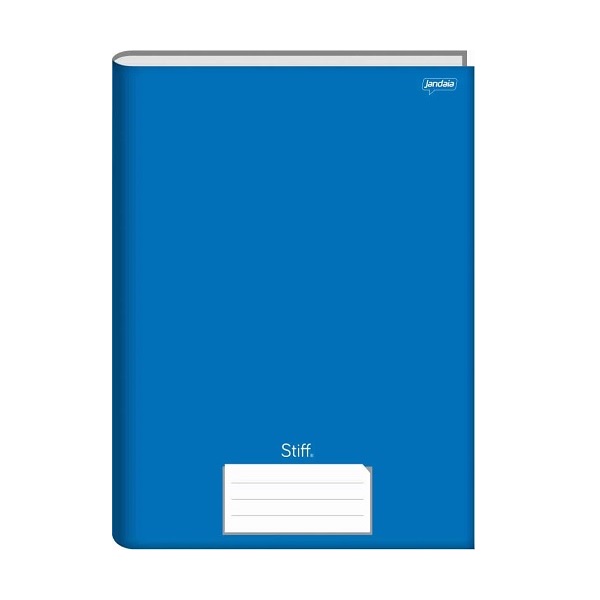 Caderno Brochura 1/4 Stiff Azul 96 Folhas Jandaia 0005255