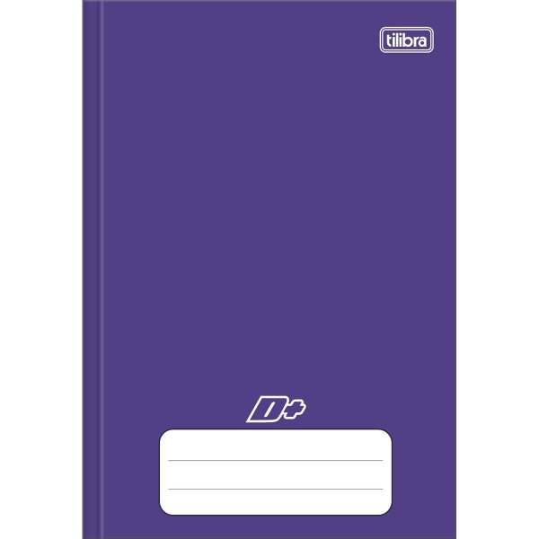 Caderno Brochura Capa Dura 1/4 D+ Roxo 48Fls Tilibra 317420