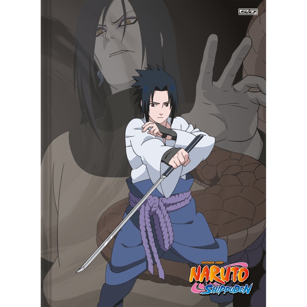 Kit 4 Cadernos Naruto Shippuden Brochurinha + Desenho Naruto - Sao