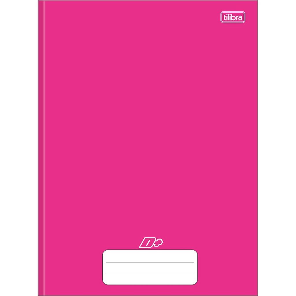 Caderno Brochura Capa Dura Universitário D Rosa 48fls Tilibra 317349 Papelaria Criativa 2342