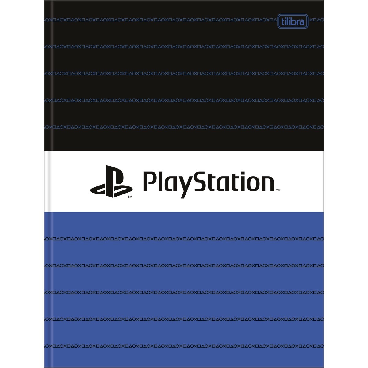 Caderno Brochura Capa Dura Universitário PlayStation 80Fls Tilibra 319325