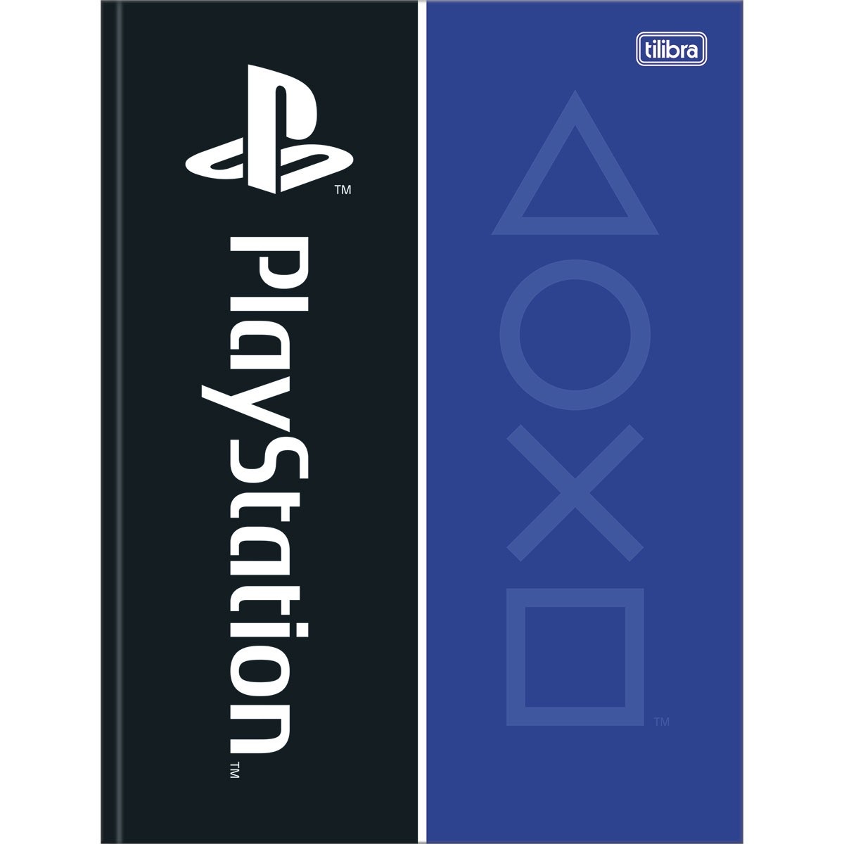Caderno Brochura Capa Dura Universitário PlayStation 80Fls Tilibra 319325