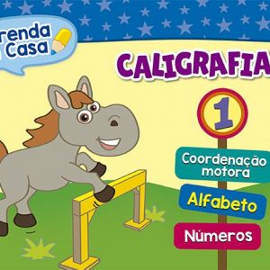 CADERNO BROCHURA CF APRENDA EM CASA CALIGRAFIA VOLUME 1 BRASILEITURA