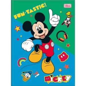 Caderno Brochura Universitário Mickey 80Fls Capa Dura Tilibra 308889