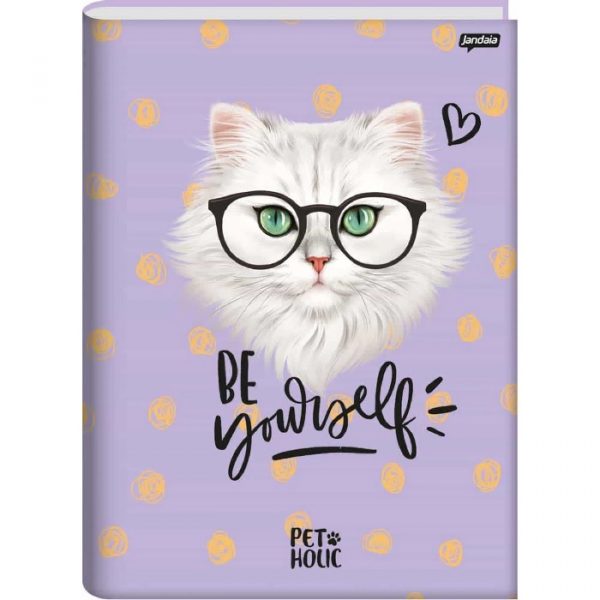 Caderno Brochura Universitário Pet Holic 80 Folhas Sortido - Jandaia