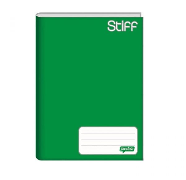 Caderno Brochura Universitário Stiff Verde 48 Folhas Jandaia 0005811