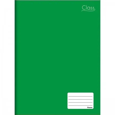 Caderno Brochurão Capa Dura Universitário Verde 48Fls Foroni 3589233
