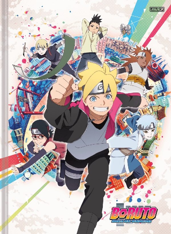 Caderno Brochurão Universitário Boruto 80Fls Capa Dura São Domingos 223086