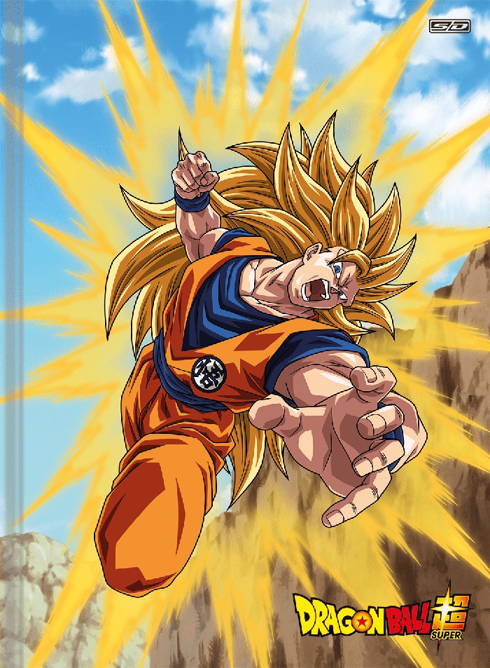 Caderno Brochurão Universitário Dragon Ball 80Fls Capa Dura São Domingos 223045