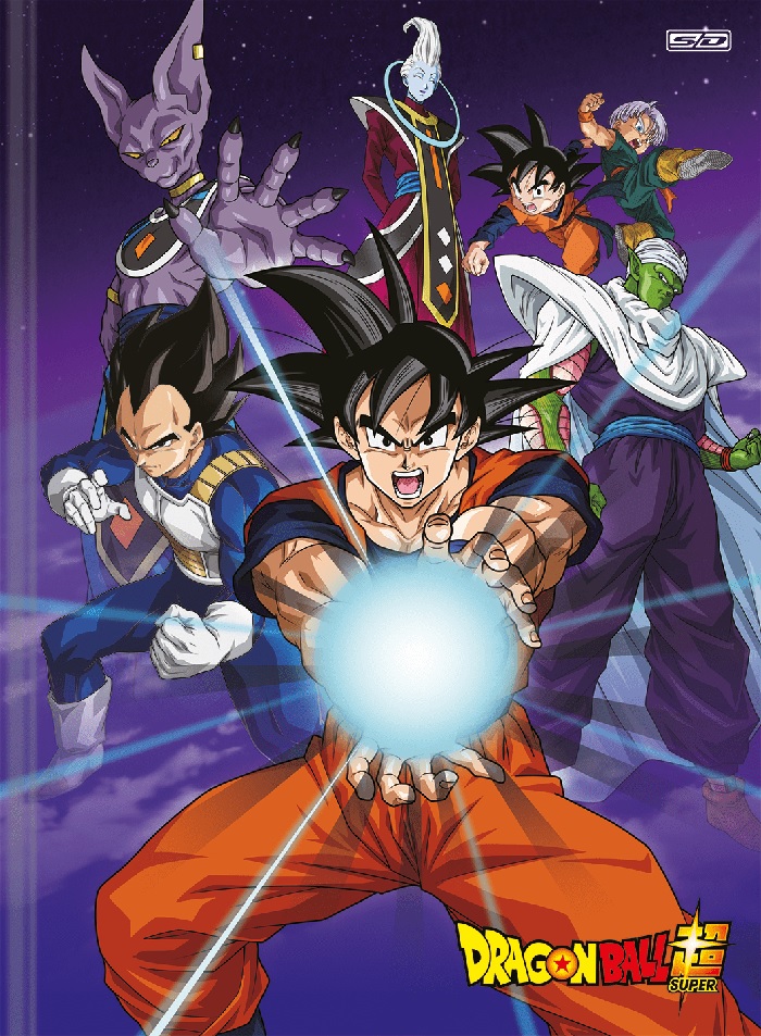 Caderno Brochurão Universitário Dragon Ball 80Fls Capa Dura São Domingos 223045