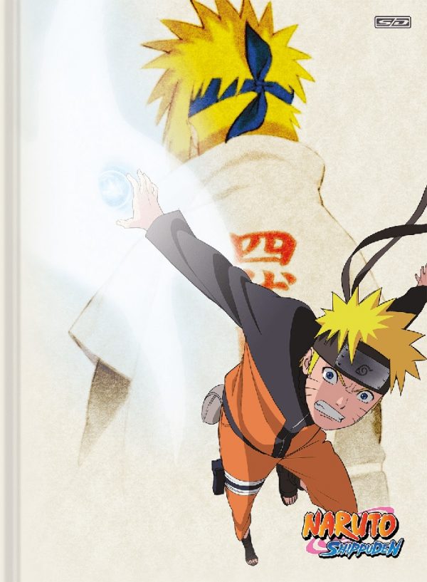 Caderno Brochurão Universitário Naruto 80Fls Capa Dura São Domingos 223074