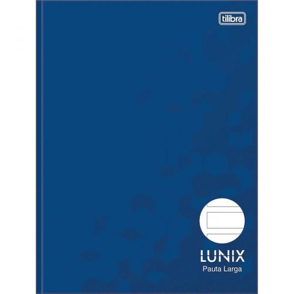 Caderno Caligrafia Universitário Lunix Pauta Larga 80 Folhas Tilibra 341762