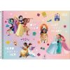 Caderno Cartografia E Desenho Princesas 80Fls Capa Dura Tilibra 309061
