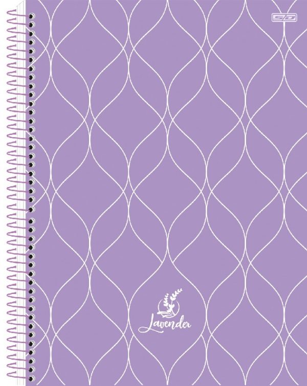 Caderno Colege 10 Matérias Lavender 160Fls São Domingos 233302