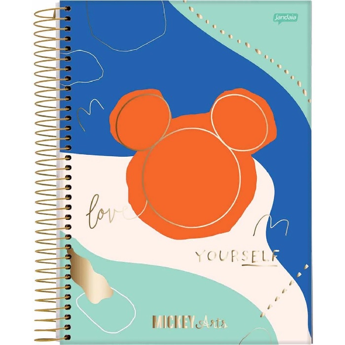 Caderno Luluca Espiral colorido 160 folhas