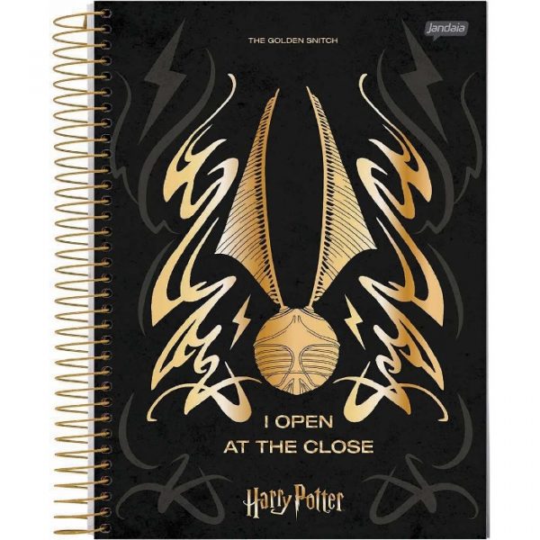 Caderno Colegial 1 Matérias Harry Potter 80Fls Jandaia 6697423