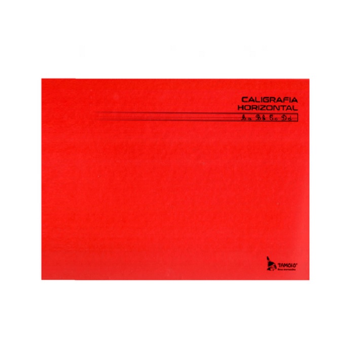 Caderno De Caligrafia Brochura Capa Dura Vermelho 48fls Tamoio 2148 Papelaria Criativa 8006