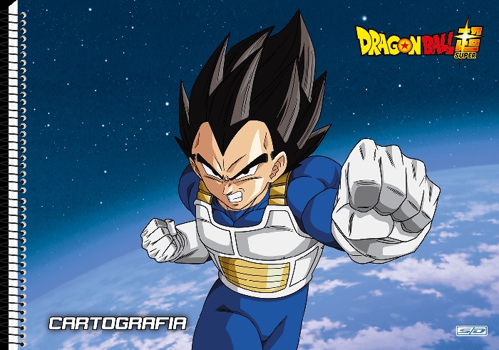Caderno De Cartografia E Desenho Espiral Capa Dura Dragon Ball 60Fls São Domingos 233217